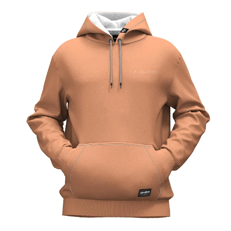 Women's Hooded Sweatshirts with Linen LiningPeach Pink Hoodie