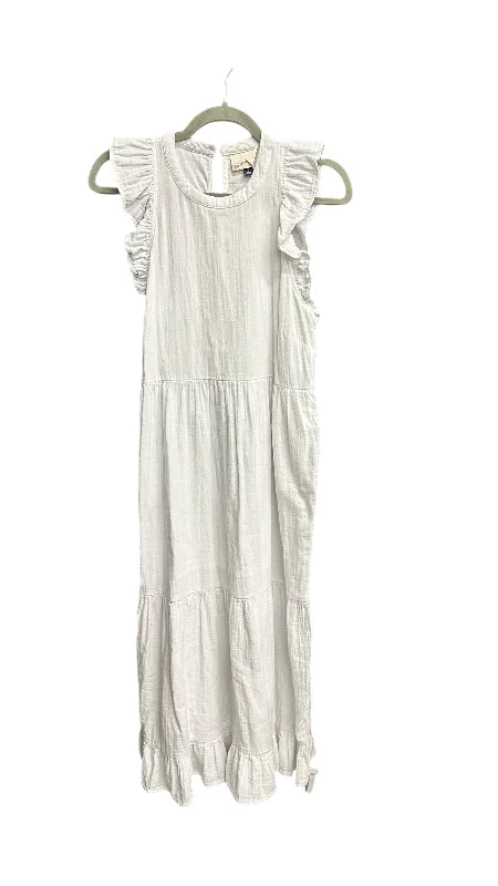 Women's Shawl Collar DressesDress Casual Maxi By Universal Thread In White, Size: S