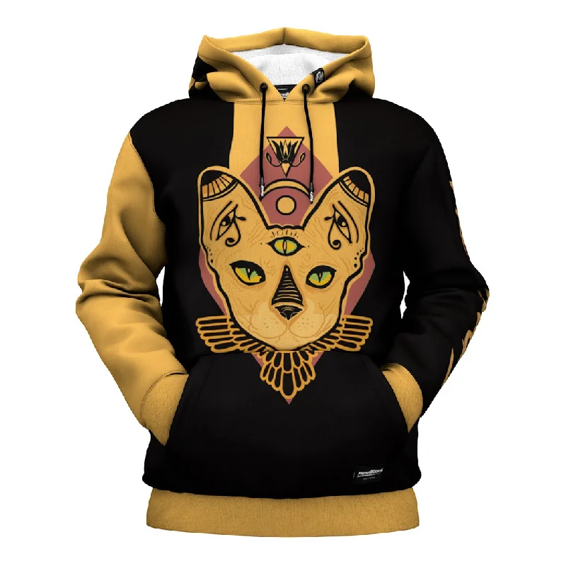 Women's Hooded Sweatshirts with ZipperSphynx Cat Hoodie