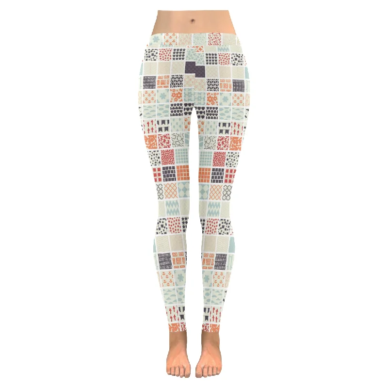 Zenzzle Graphic geometric pattern pattern print Low Rise Ladies yoga Leggings for women