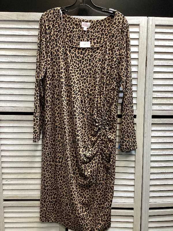 Women's V-Back DressesDress Casual Maxi By Ingrid & Isabel In Animal Print, Size: Xl