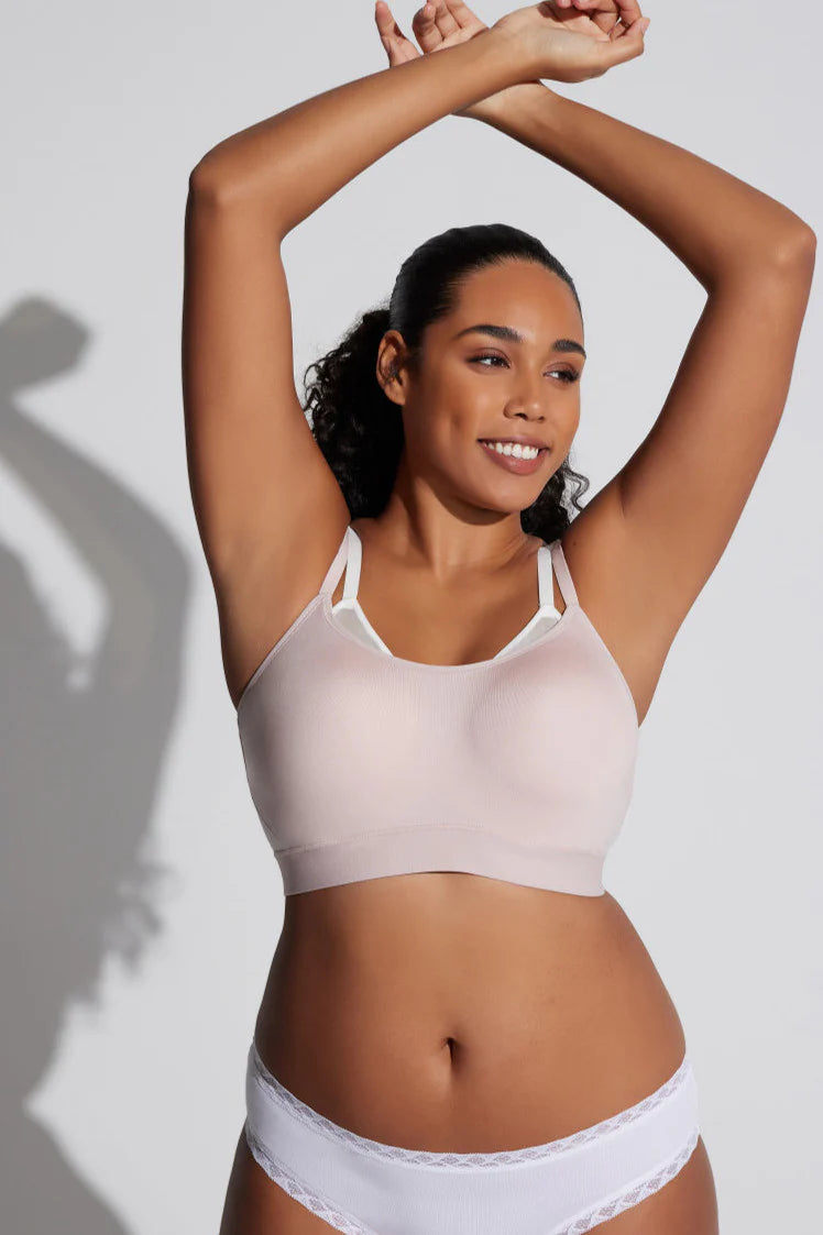 racerback sports braGravity Contour Sports Bra - Rose