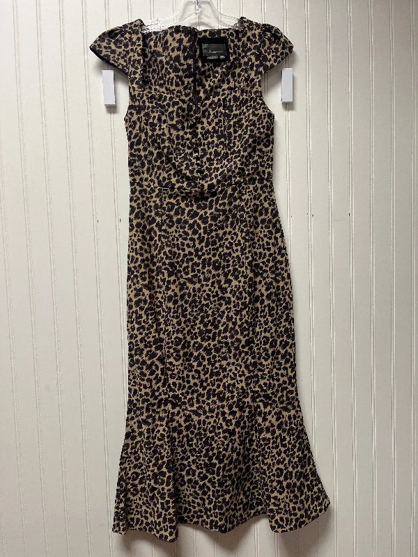 Women's V-Back DressesDress Casual Maxi By Anthropologie In Animal Print, Size: Xs