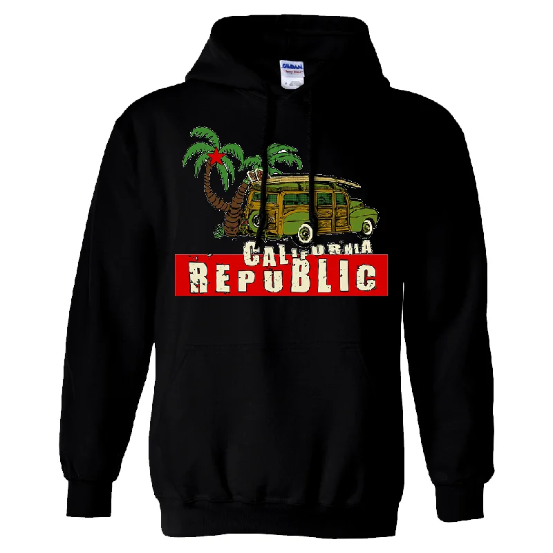 Women's Hooded Sweatshirts with Tapered WaistCalifornia Republic Woody Sweatshirt Hoodie