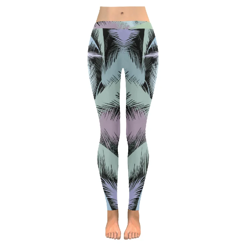 Zenzzle Decorative abstract floral Low Rise womens yoga running leggings