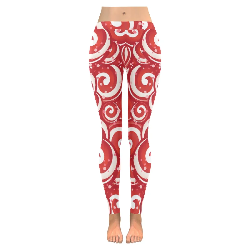 Zenzzle sweet Candy lollipops Low Rise womens yoga running leggings