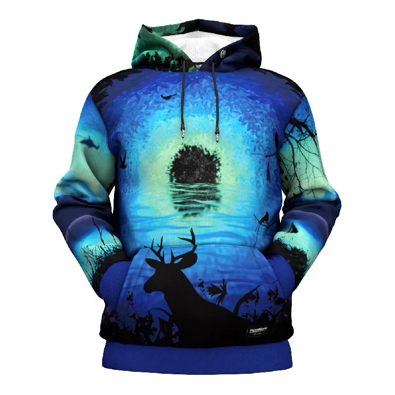 Women's Hooded Sweatshirts with Tie-Dye LiningSecret Path Hoodie