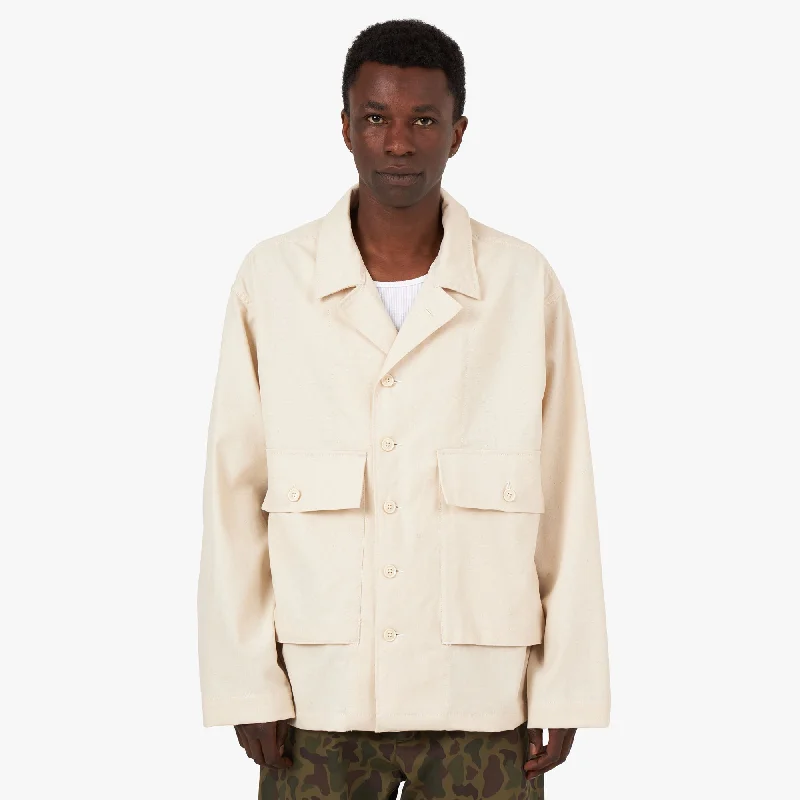 Women's PeacoatsEngineered Garments Workaday Seabees Jacket / Natural