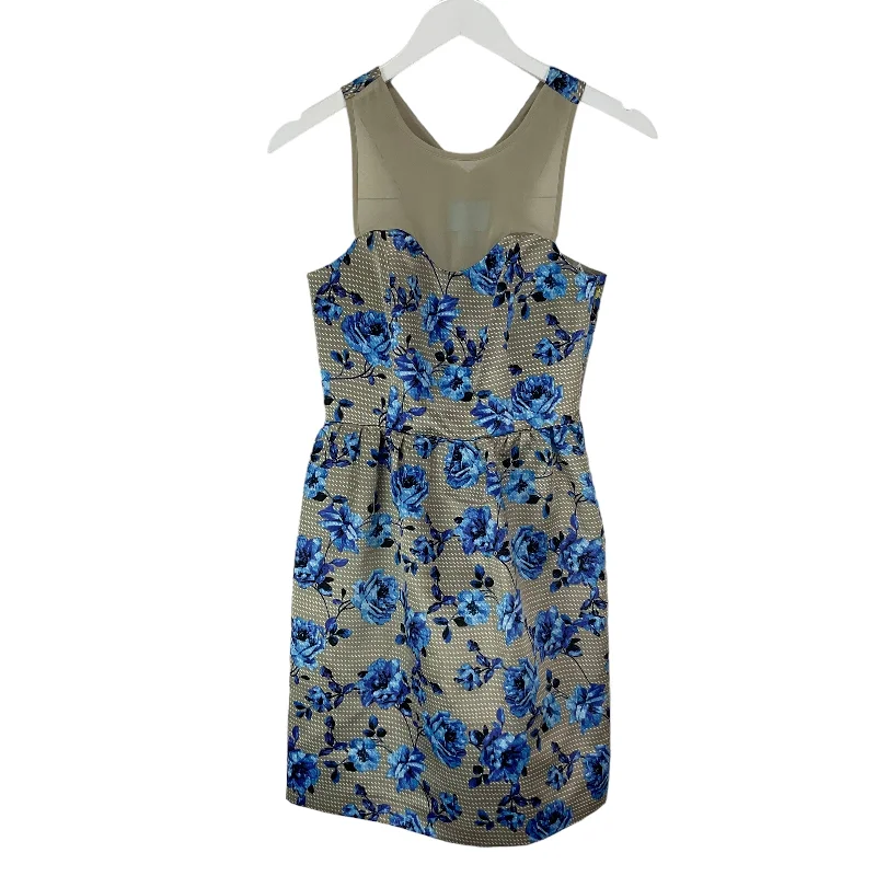 Women's Asymmetrical DressesFloral Print Dress Casual Short Cece, Size Xs