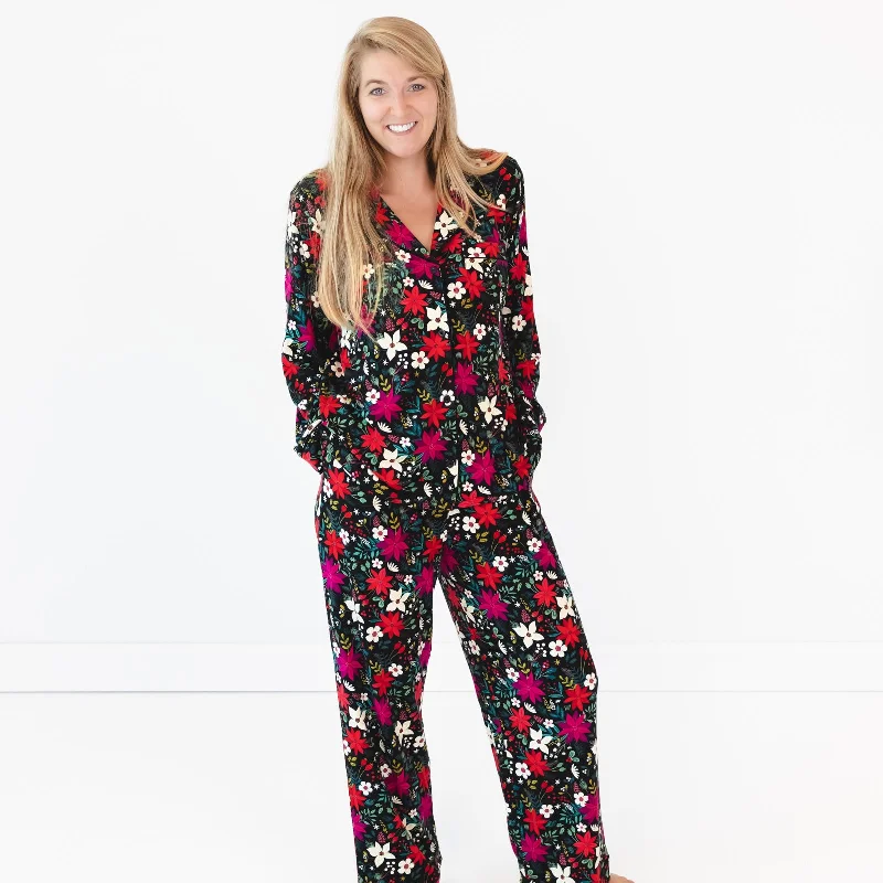 women's pajamas for all-season comfortBerry Merry Women's Long Sleeve Pajama Set