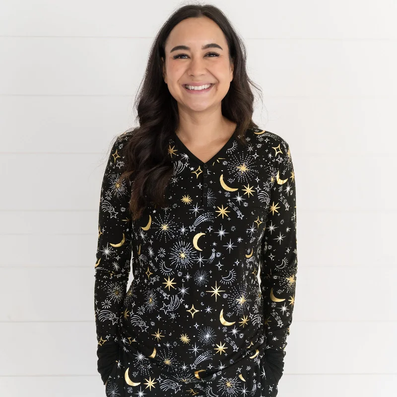 women's pajamas with a relaxed fitCelebration Stars Women's Pajama Top