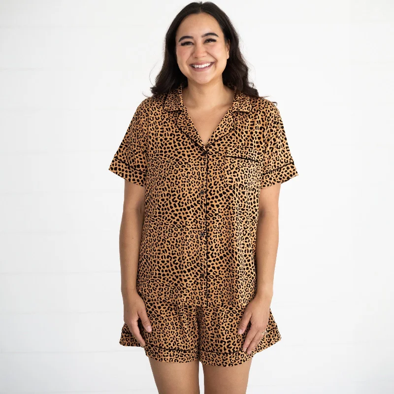 women's pajamas made in USAClassic Leopard Women's Pajama Set