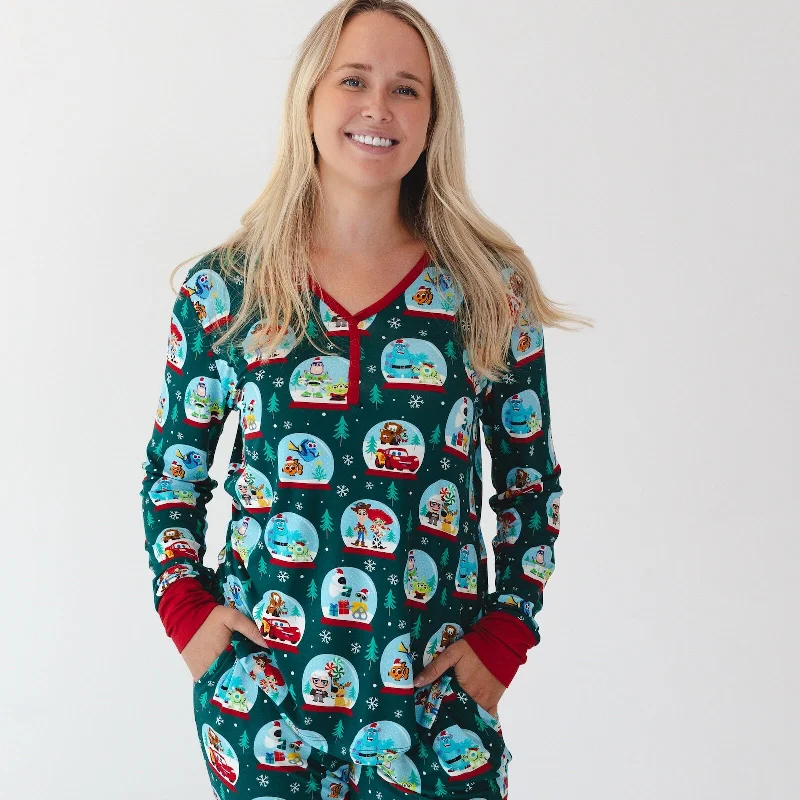 women's pajamas for travelDisney A Very Pixar Christmas Women's Pajama Top