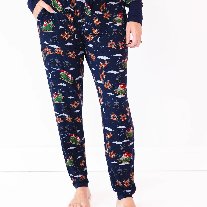 women's pajamas with a touch of eleganceSanta's Sleigh Women's Pajama Pants